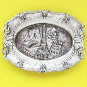 Vintage Pewter trinket dish from Paris France